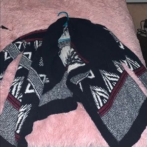 Multi pattern cardigan